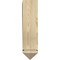 Ekena Millwork Merced Arts & Crafts Rough Sawn Bracket, Douglas Fir, 6"W x 24"D x 24"H BKT06X24X24MRC03RDF - alternate 4